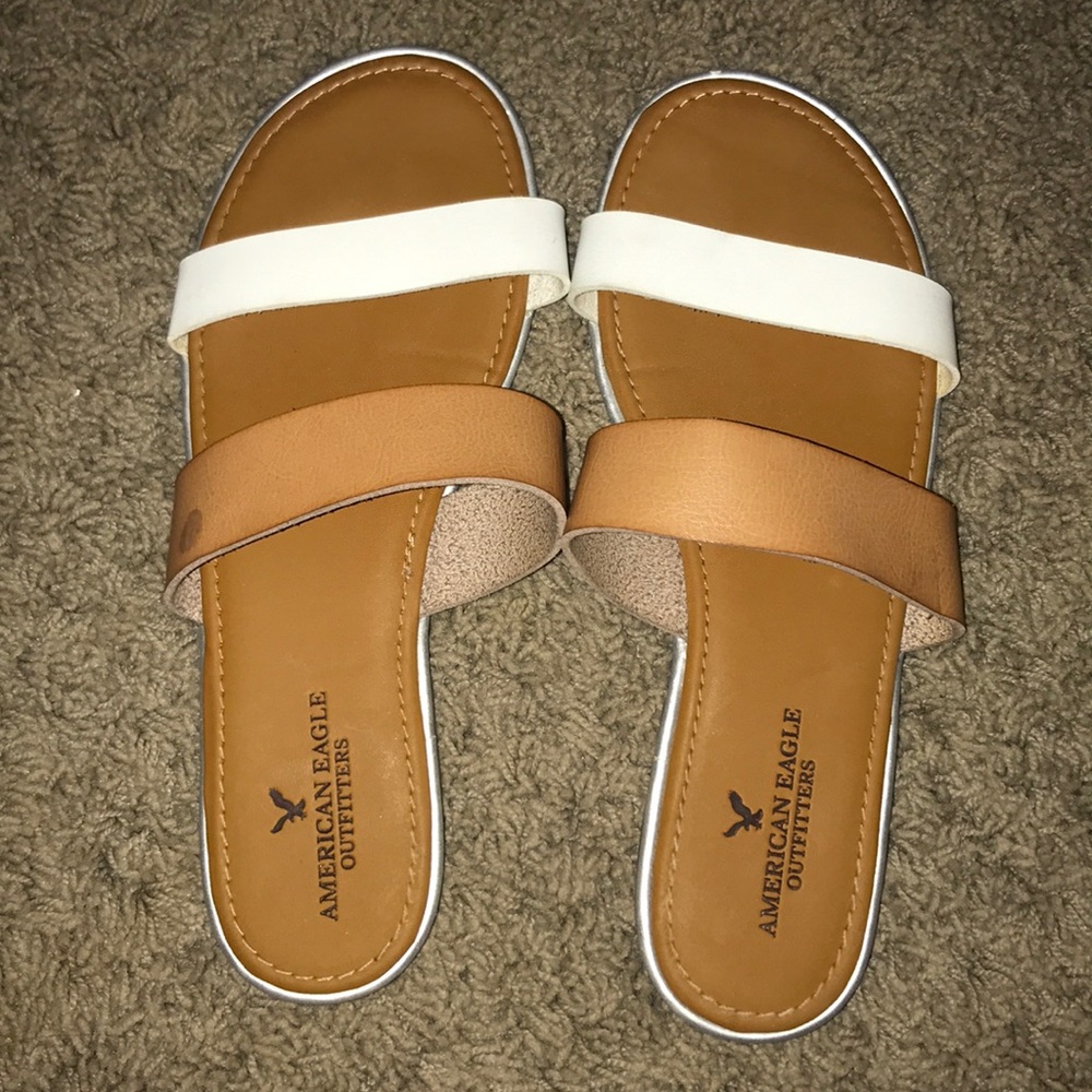 Genuine leather, American Eagle slip on